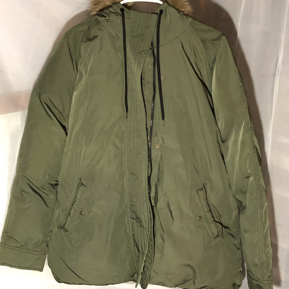 Olive Green Eskimo Coat